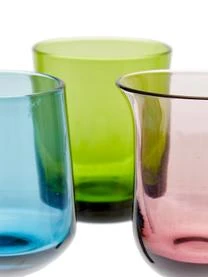 Mundgeblasene Schnapsgläser Diseguale In Unterschiedlichen Farben Und Formen, 6 Stück – Bild 12