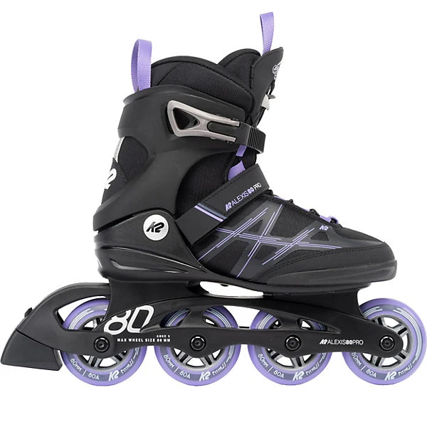 K2 Inliner ALEXIS 80 PRO - Schwarz/lila – Bild 2