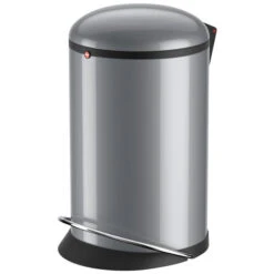 HAILO Abfalleimer »Harmony M«, Silberfarben, Mit Softclose, 12 L