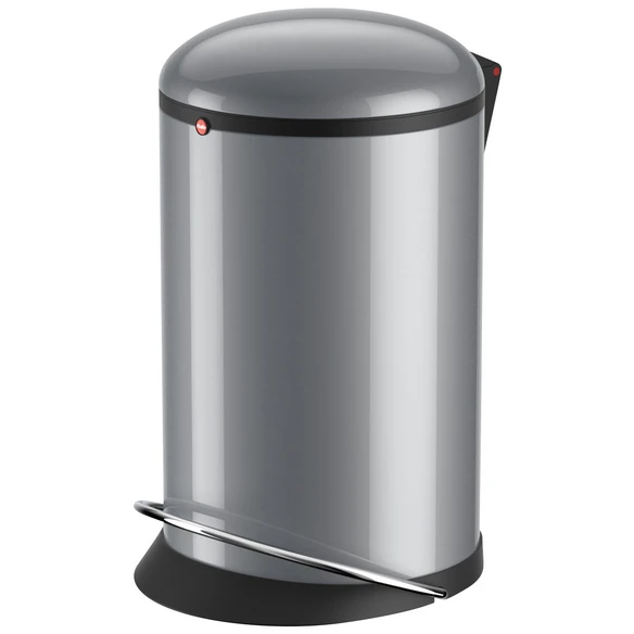 HAILO Abfalleimer »Harmony M«, Silberfarben, Mit Softclose, 12 L