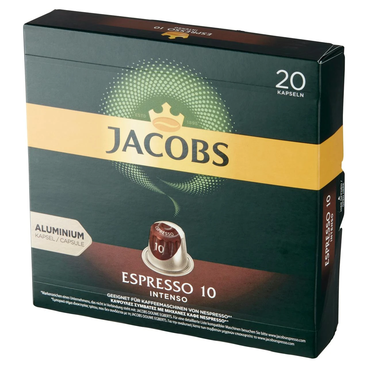 Jacobs Kaffeekapseln Espresso Ristretto 20 Kapseln (104 G) – Bild 2