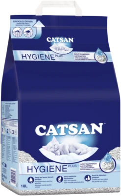 Catsan Hygiene Plus Streu 18L