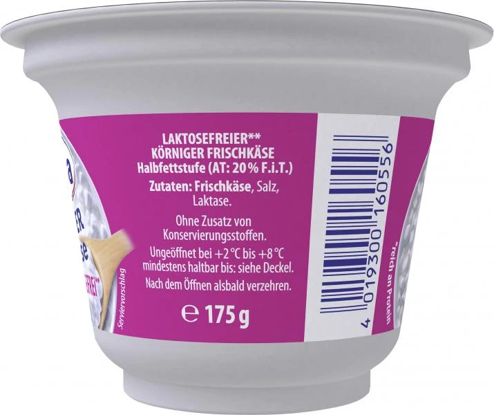 Exquisa Körniger Frischkäse Laktosefrei – Bild 2