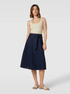 Montego Midirock Mit BindegĂĽrtel - Dunkelblau