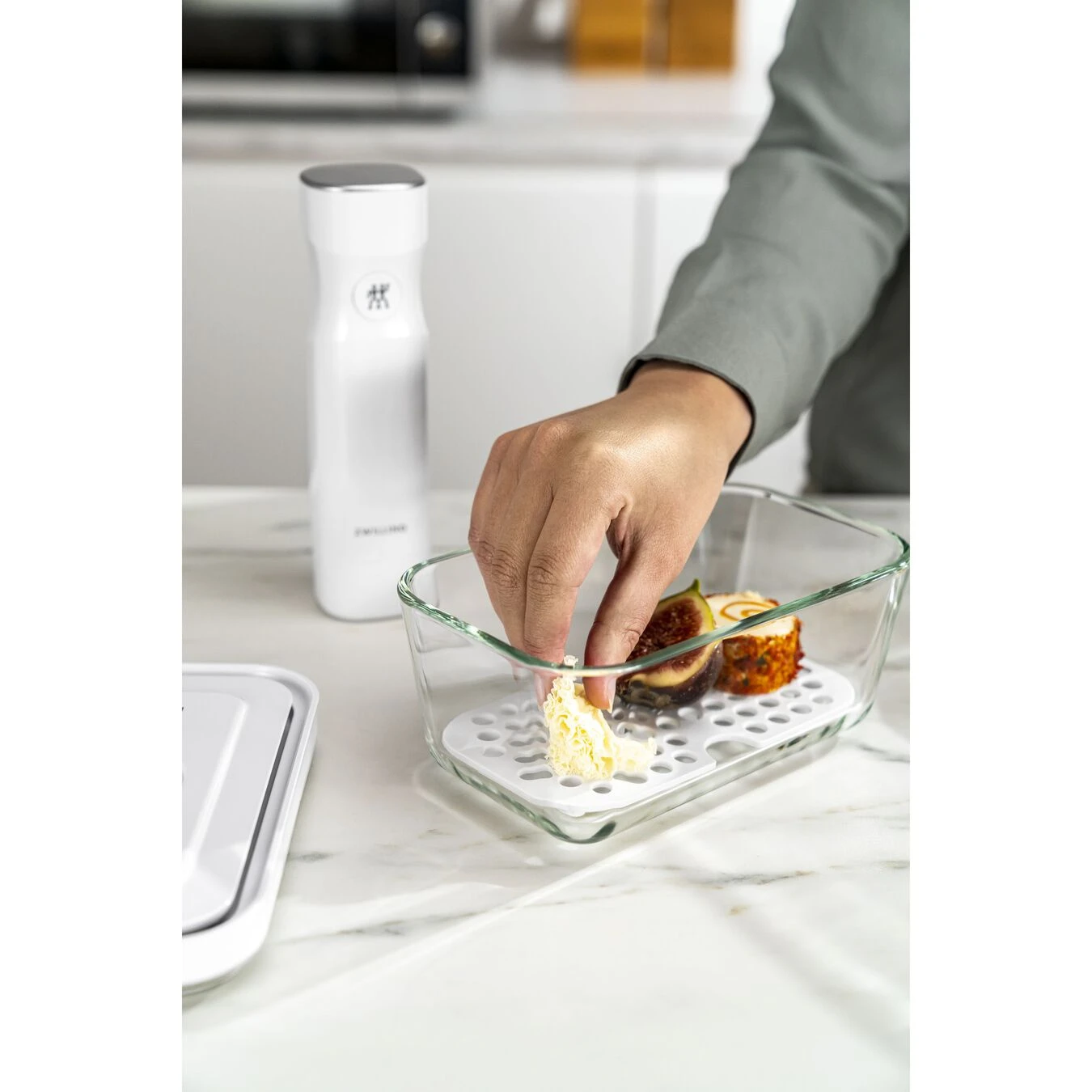 Zwilling Vakuum Zubehörset Abtropfgitter Für Glasboxen, M/L / 2-tlg – Bild 4