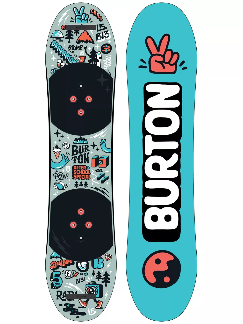 Burton After School Special 90 2023 Snowboard-Set – Bild 4