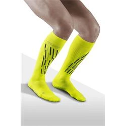 Cep Ski Thermo Socks Men Flash Yellow/black – Bild 2