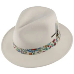 Floral Band Traveller VitaFelt Hut By Stetson