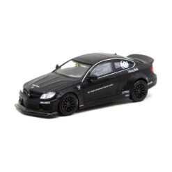 KJ Miniatures KJ64001BK Mercedes Benz C63 Coupe LBWK Matt Schwarz Maßstab 1:64 Modellauto KJ Miniatu