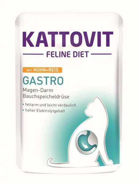 Kattovit Gastro | Huhn & Reis | 24x85g Katzenfutter
