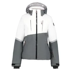 DAMEN SKIJACKE ENOCH WEISS GRAU