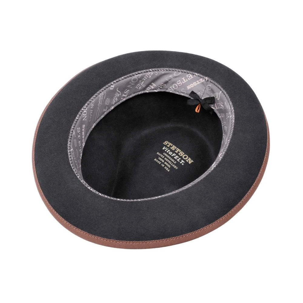 Stetson - Orleans Vitafelt Hat - Fedora - Dark Grey – Bild 3