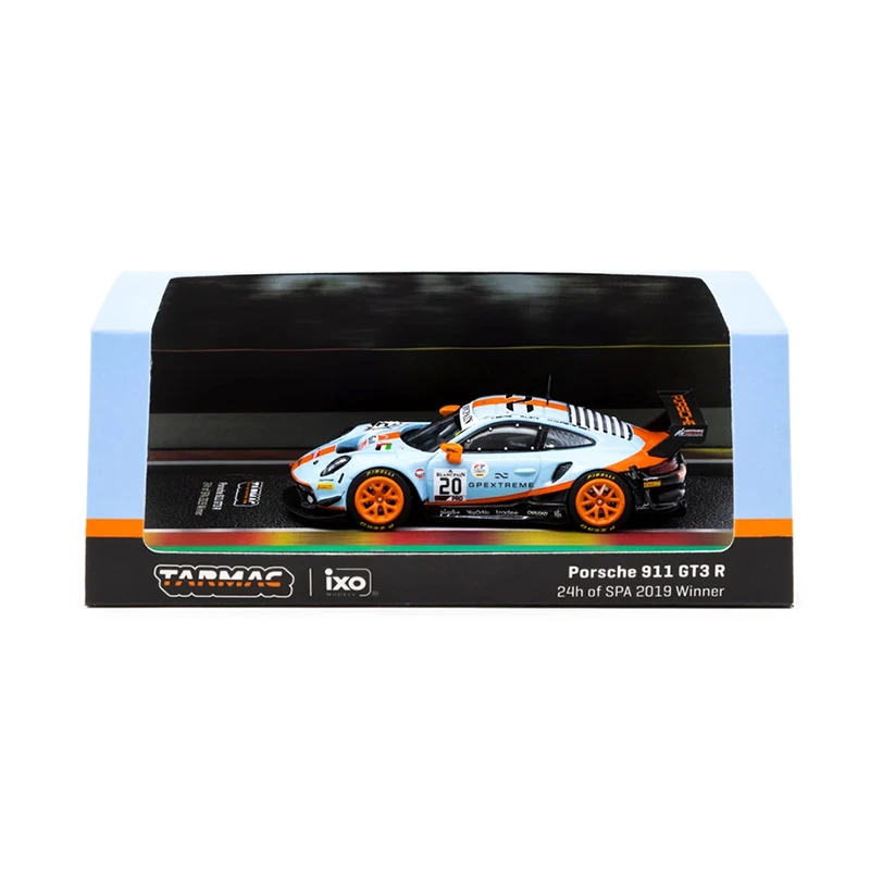 Tarmac T64-059-19SPA20 Porsche 911 GT3 R "GULF" 24 Hours Of SPA 2019 - Winner – Bild 3