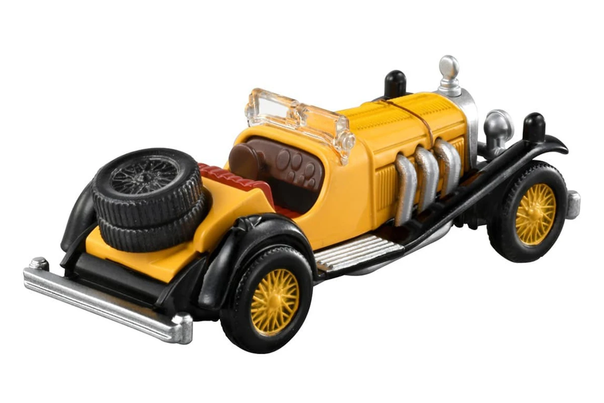 Tomica Premium Unlimited 11 Mercedes Benz SSK "Lupin The 3rd" Gelb/schwarz Maßstab Ca. 1:64 Modellau – Bild 2