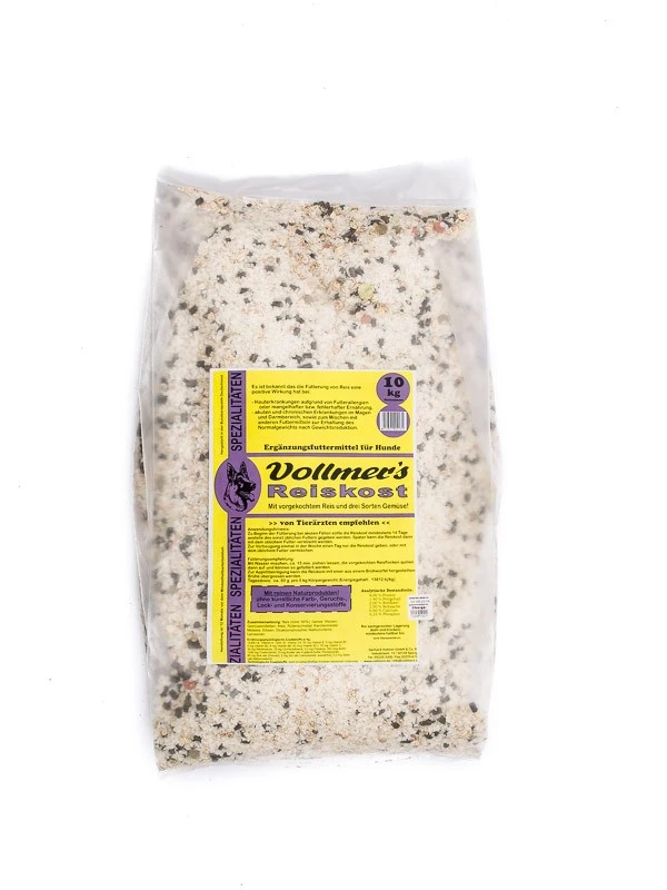 Vollmers Reiskost | 10kg Hundefutter Trocken