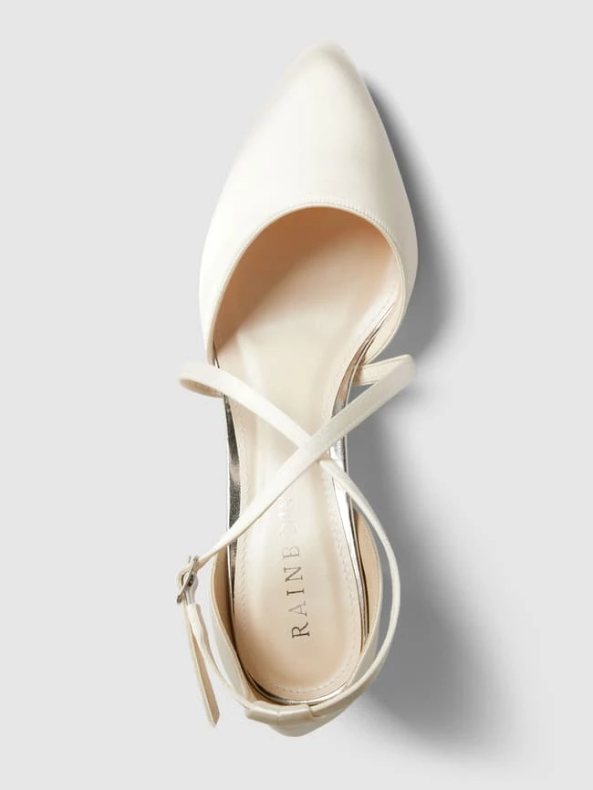 Rainbow Club Pumps Mit Schmalen Riemen Modell 'HELLEN' - Offwhite – Bild 4