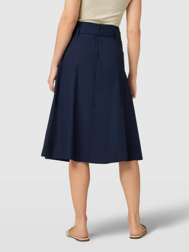 Montego Midirock Mit Bindegürtel - Dunkelblau – Bild 5