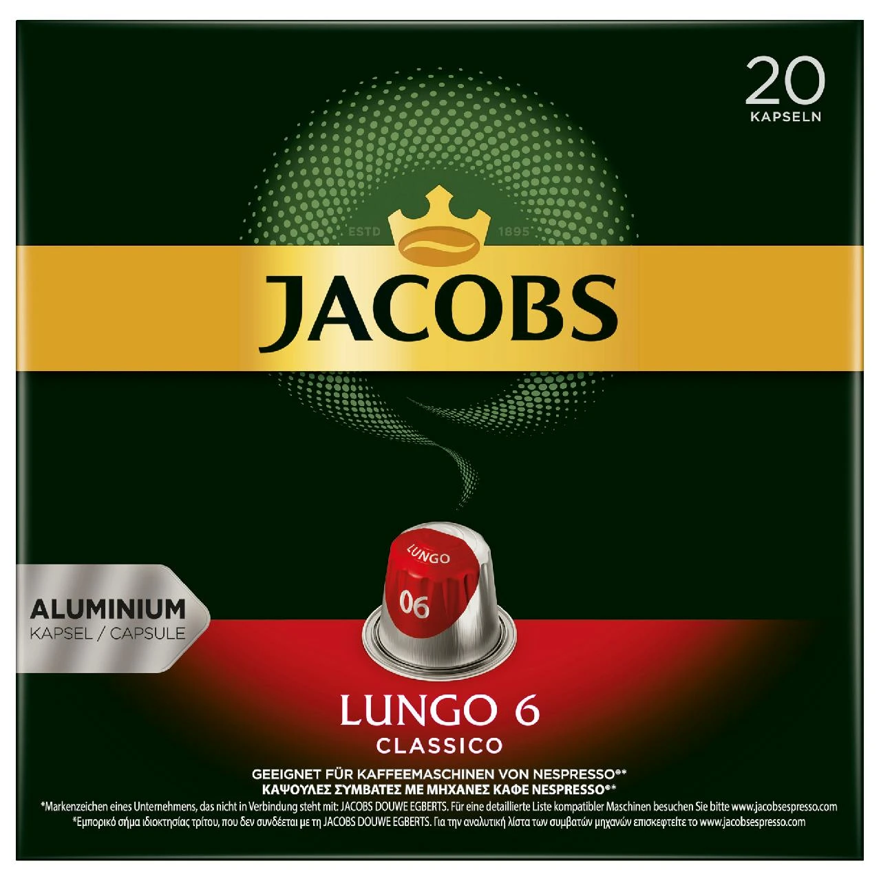 Jacobs Kaffeekapseln Espresso Ristretto 20 Kapseln (104 G) – Bild 4