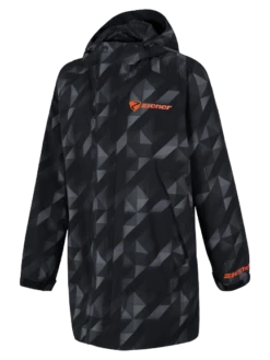 Mantel ZIENER RCE Coach Coat Black Print - 2022/23