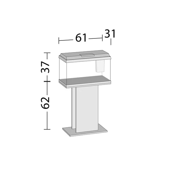 Juwel Aquarium Primo 60 Schwarz – Bild 4