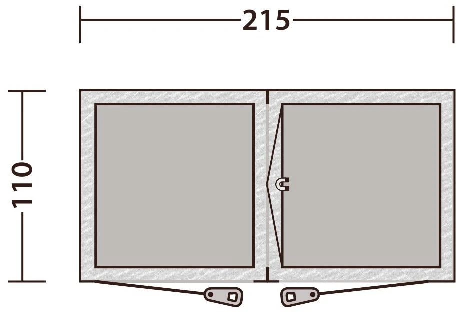 Outwell Seahaven Comfort Station Double Blue – Bild 3