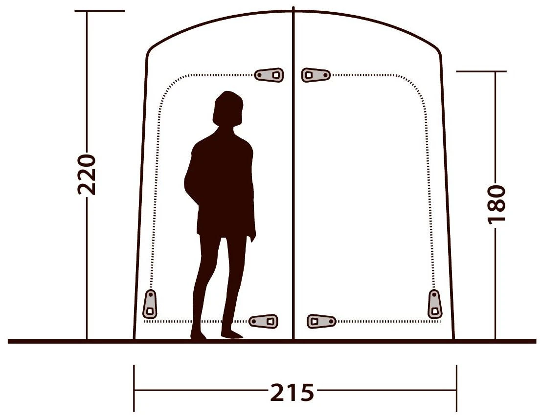 Outwell Seahaven Comfort Station Double Blue – Bild 4