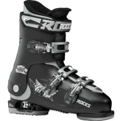Roces Idea Free Skischuhe Black/Silver Kinder