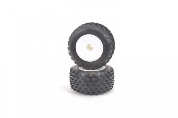 Schumacher Stagger Rib Truck Reifen Medium - Gelb - Verklebt (2)