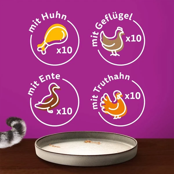 Whiskas Pure Delight Multipack Geflügel Ragout In Gelee 40x85g – Bild 8